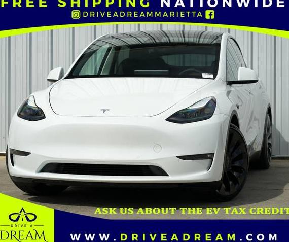 TESLA MODEL Y 2023 7SAYGDEF8PF588781 image